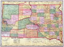 South Dakota State Map, Kingsbury County 1909